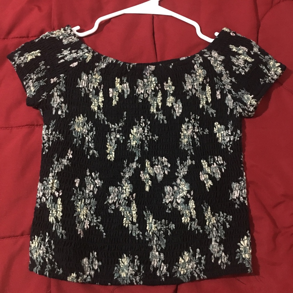 Floral crop top